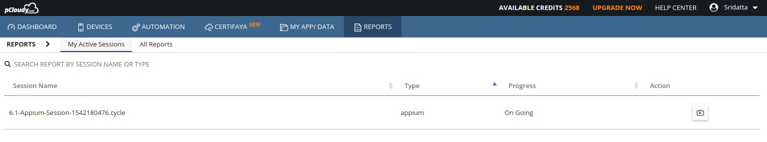 Live view for automation