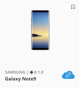 New Devices Added Recently on Our Platform Samsung Galaxy Note 9