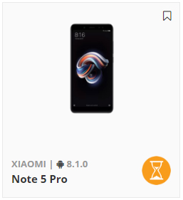 New Devices Added Recently on Our Platform MI Note 5 Pro