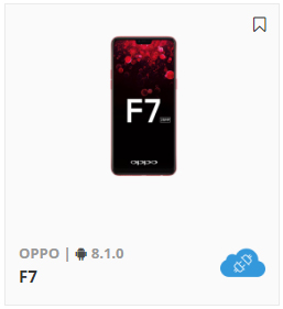 New Devices Added Recently on Our Platform Oppo F7
