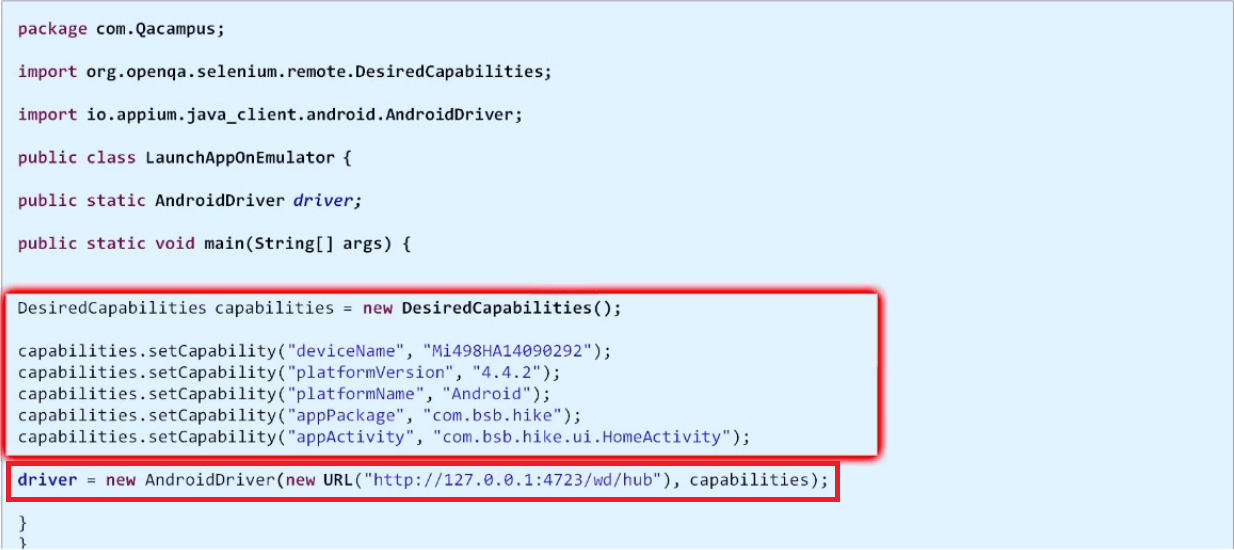 Test Automation capabilities