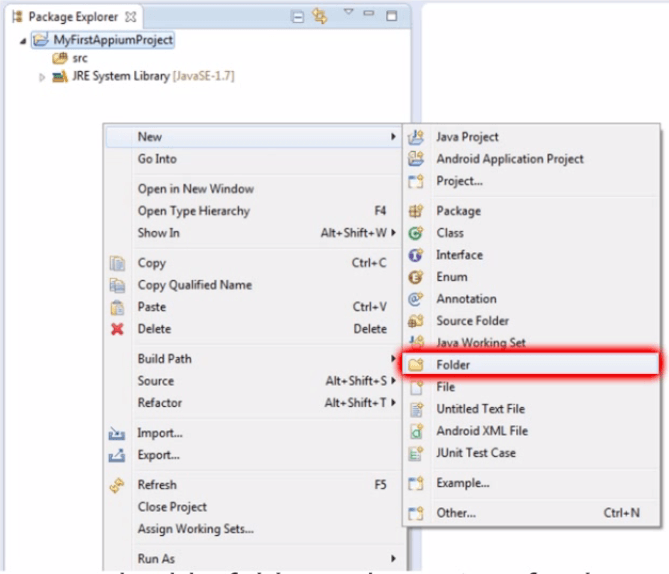 Test Automation Package Explorer