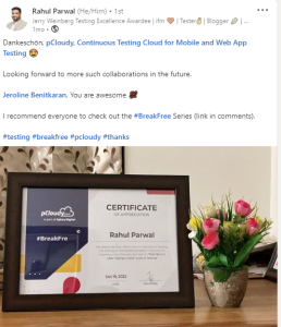Rahul parwal linkedin